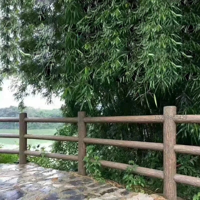 1,6米水泥仿树皮护栏