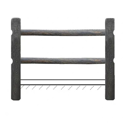 1,6米水泥仿树皮护栏