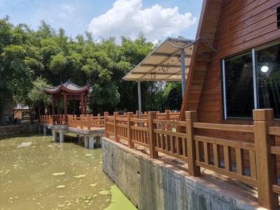 1,6米水泥仿树皮护栏